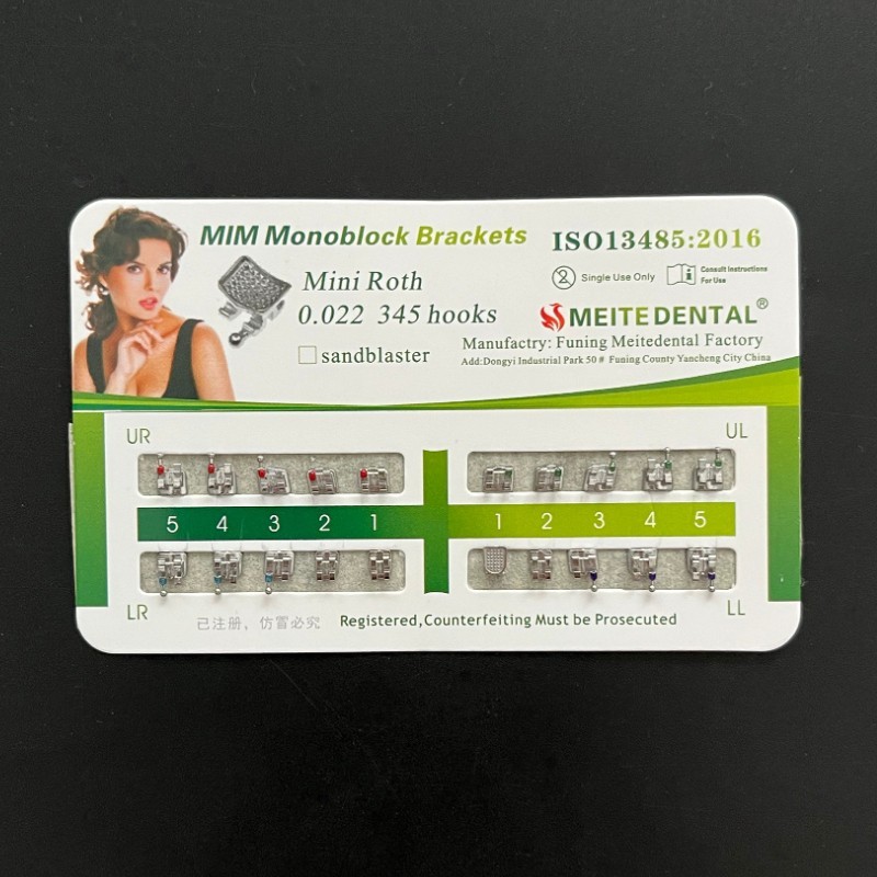 10Sets Dental Brackets Orthodontic Braces For Teeth 018 022 Roth Mbt Edgewise