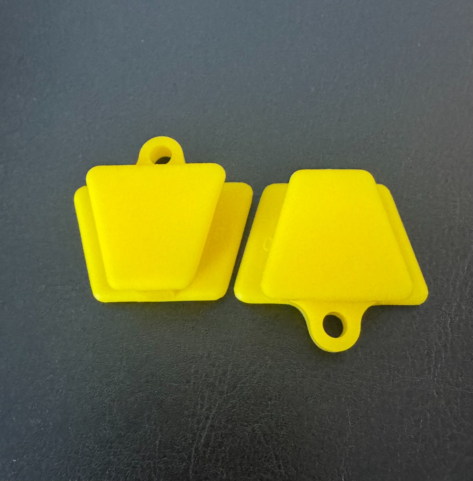 Silicone Mouth Props Bite Blocks 2 pcs Small Yellow Child Dental Tat Piercing