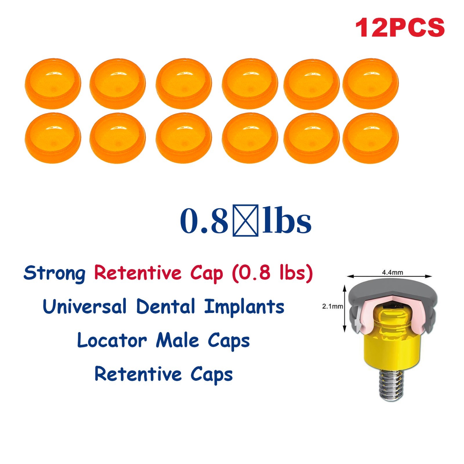 US Dental Overdenture Locator Core Tool Abutments Retention Caps Implant Inserts