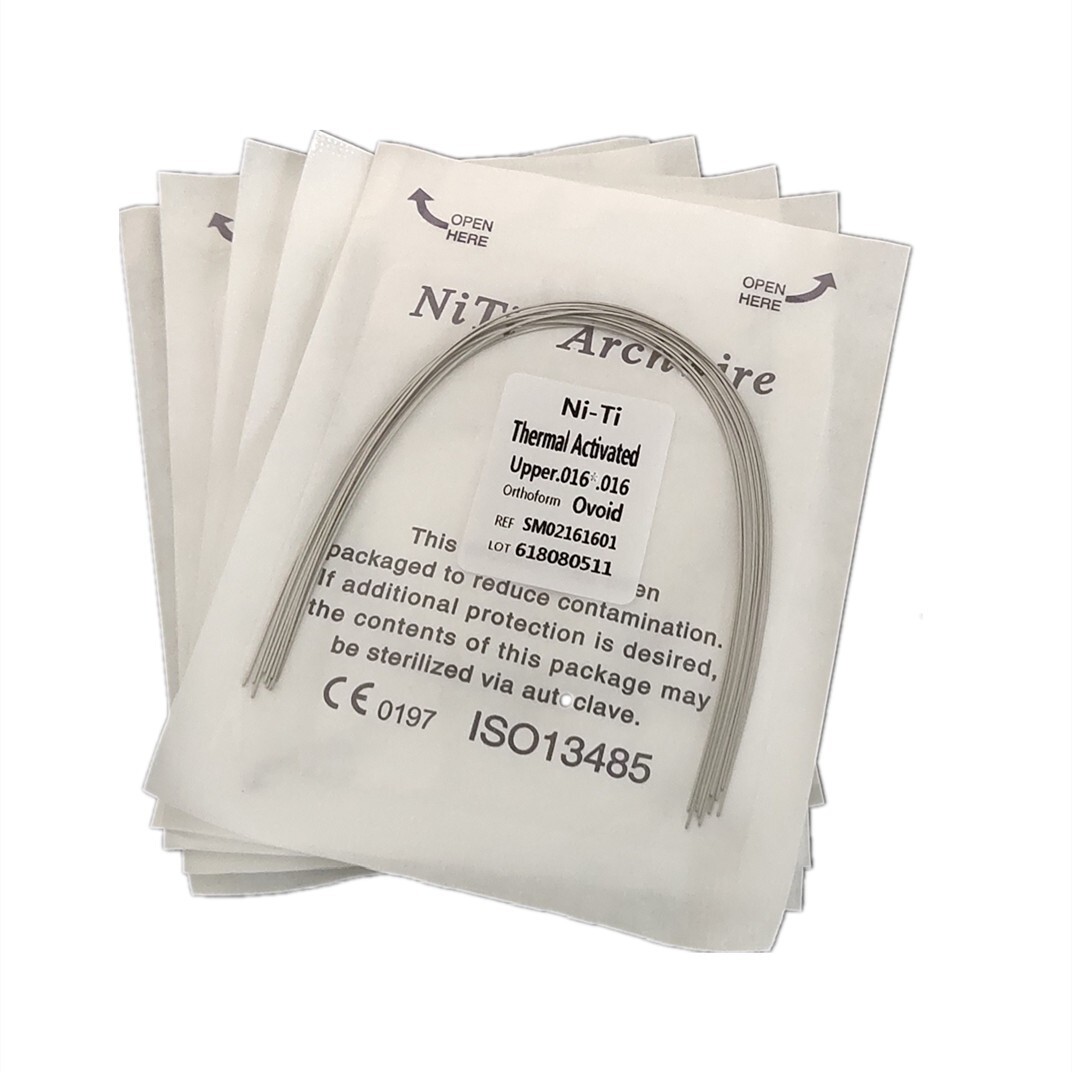 Alambre de Arco Rectangular Niti Activado Térmicamente para Ortodoncia Dental To