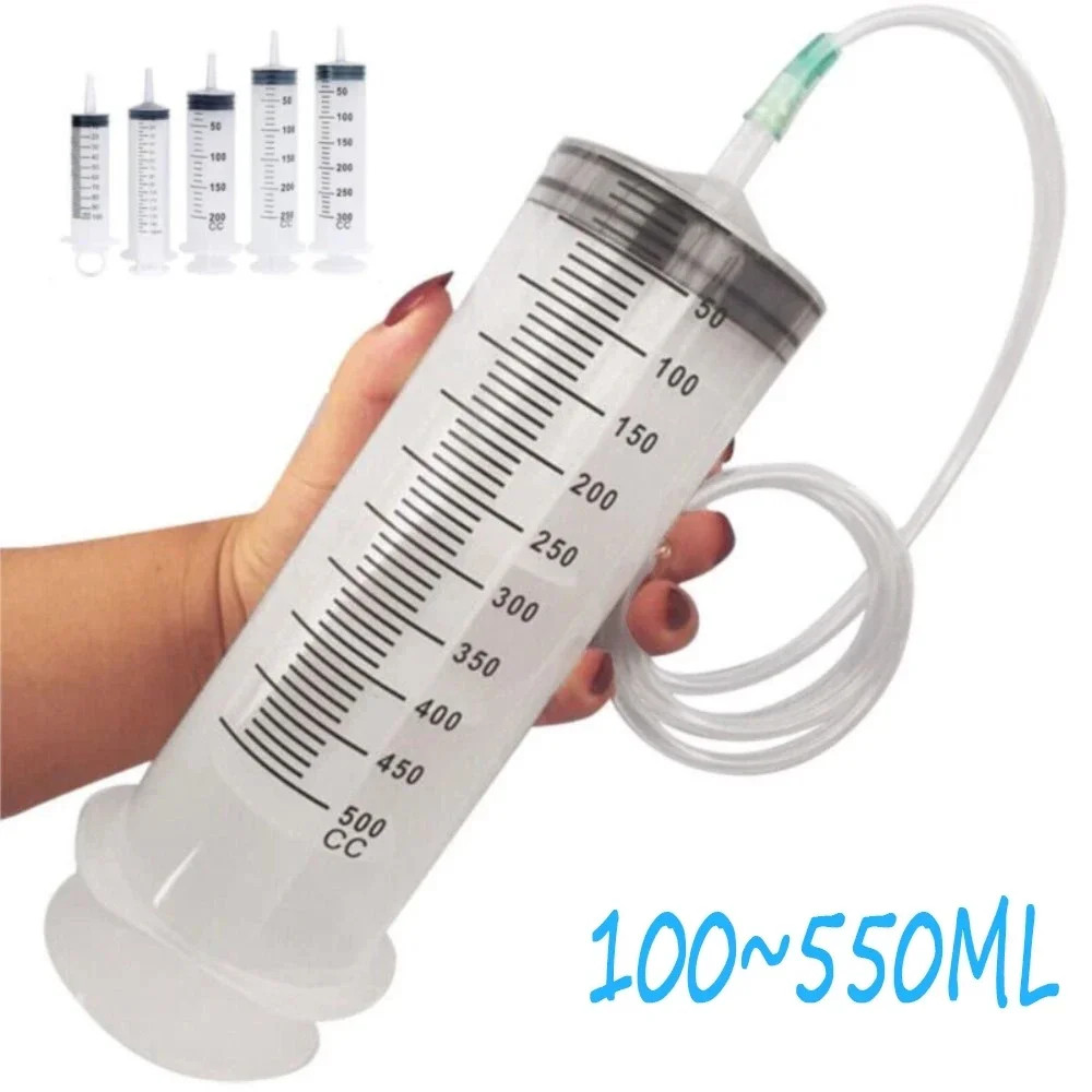 Large Syringe Multifunction Measuring Reusable Pump Animals Feeding with Scale T