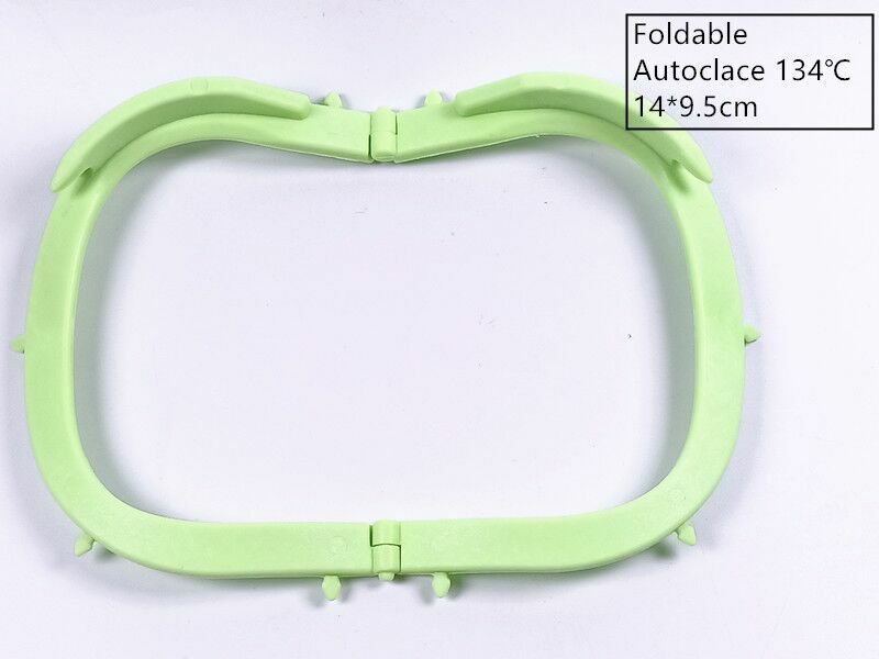 Dental Frame Hager Rubber Dam Sheets Light Foldable X-Ray Film 134℃ Green Color