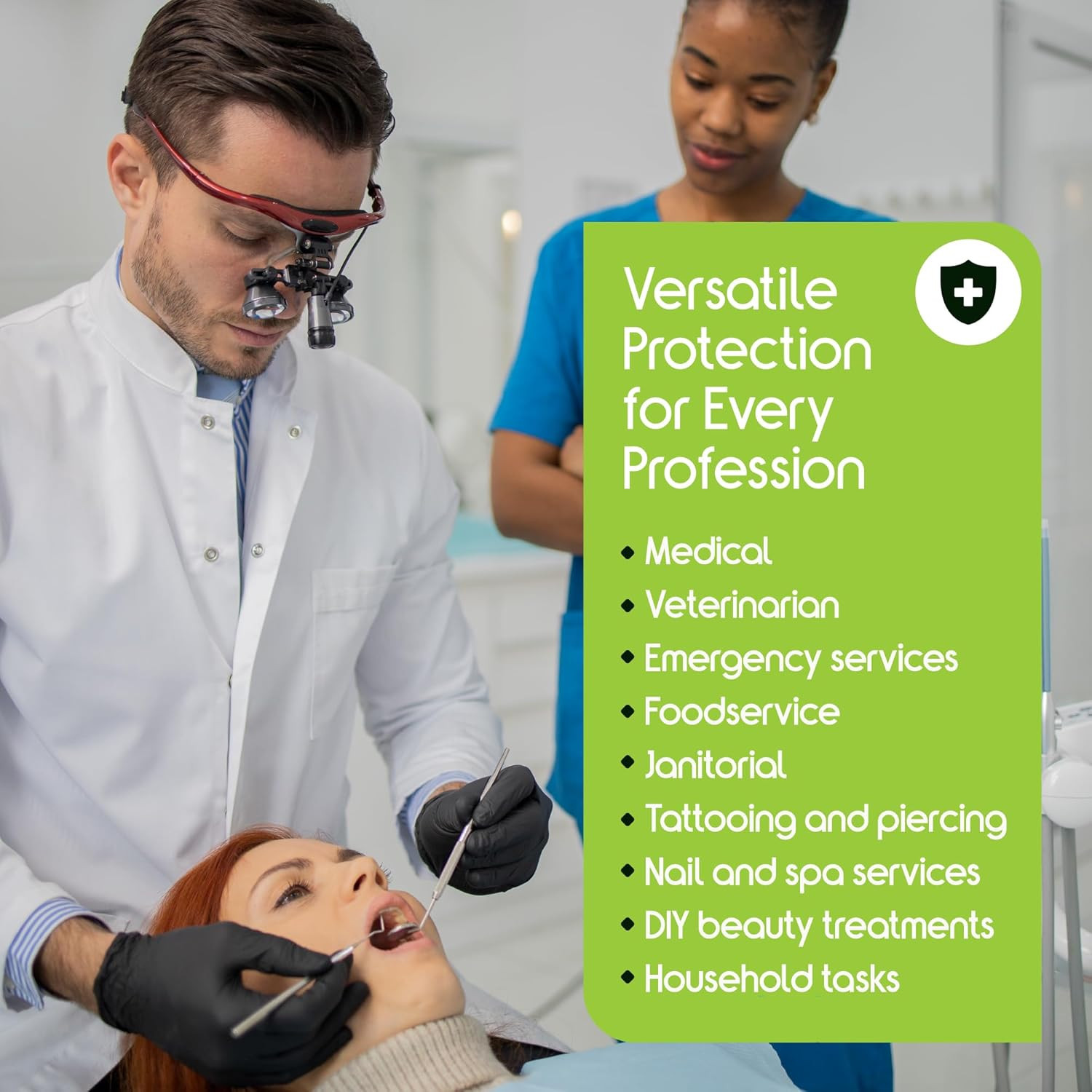 Premium Black Nitrile Disposable Gloves for Medical, Cooking & Cleaning Use