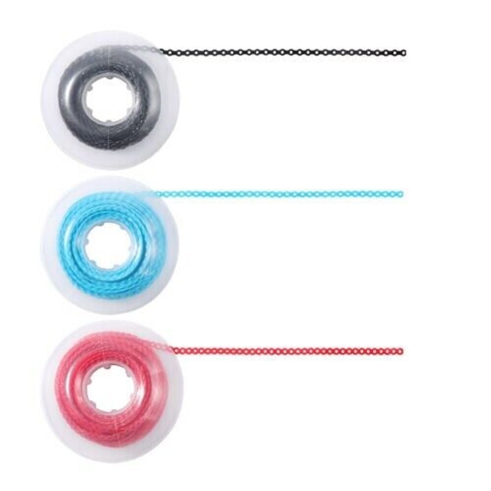 10Rolls Dental Orthodontic Elastic Power Chain Rubber Bands Ligature Chain Short