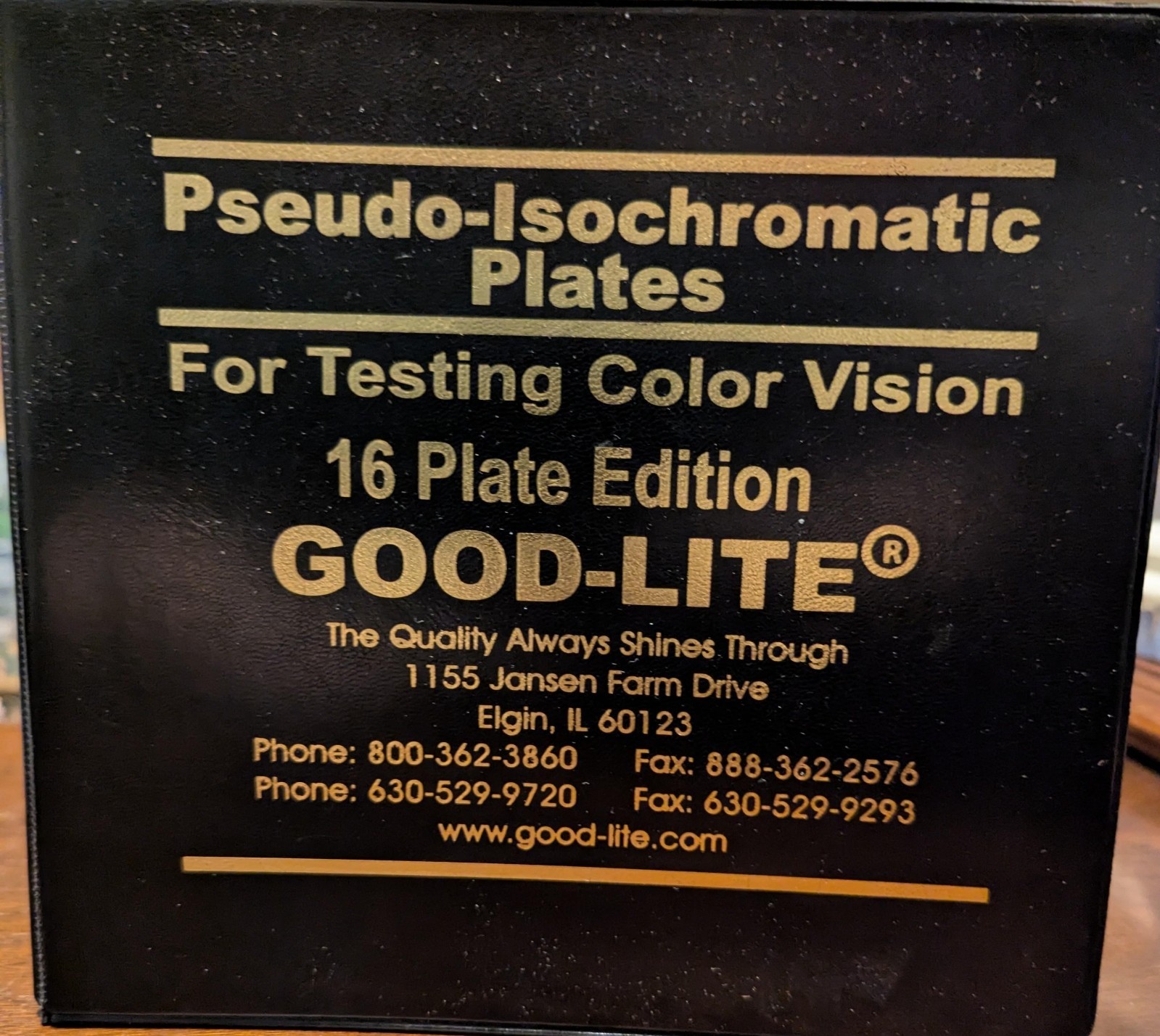 Good-Lite Pseudo-Isochromatic Plates -16 Plates