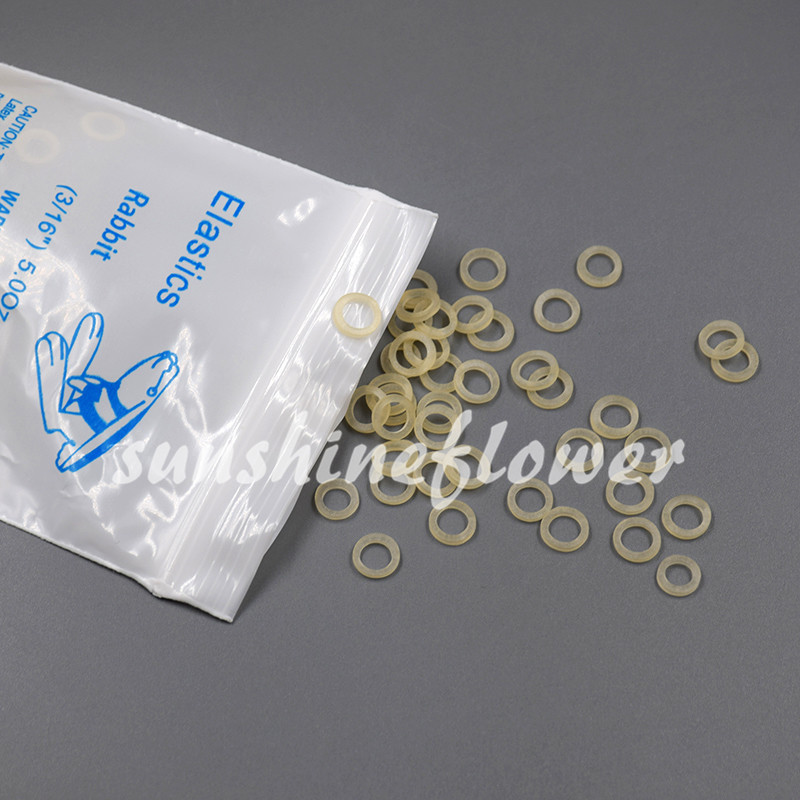 1 Pack 100 Pcs Dental Orthodontic Elastics Braces Rubber Bands 15 Sizes 3 Forces