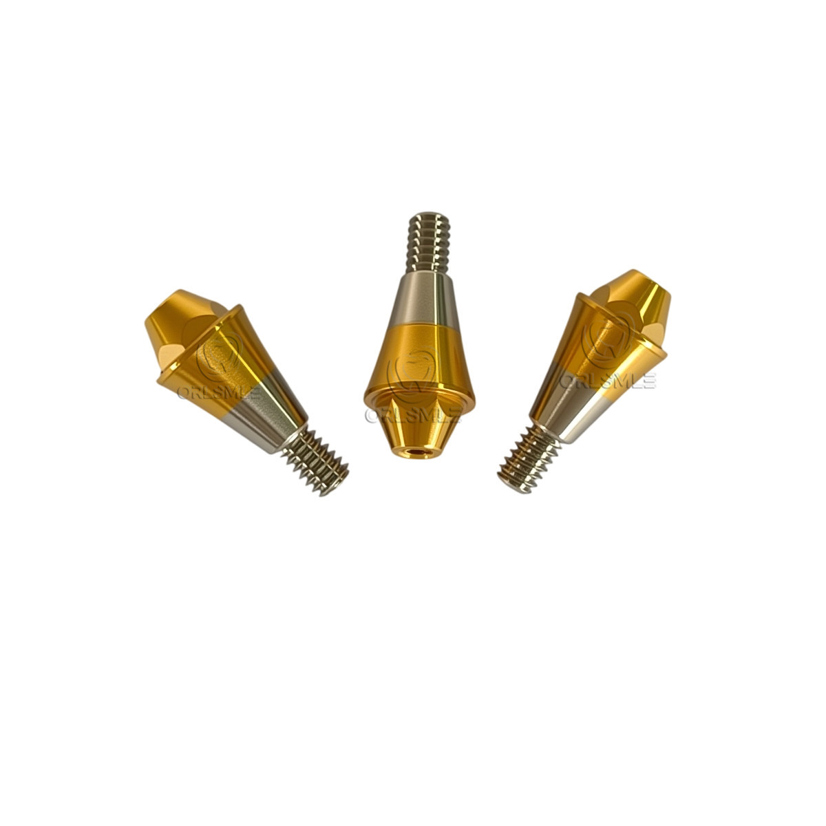 5 pcs multi unit straight abutment D4.8 MU for bridge work fits Hiossen Osstem