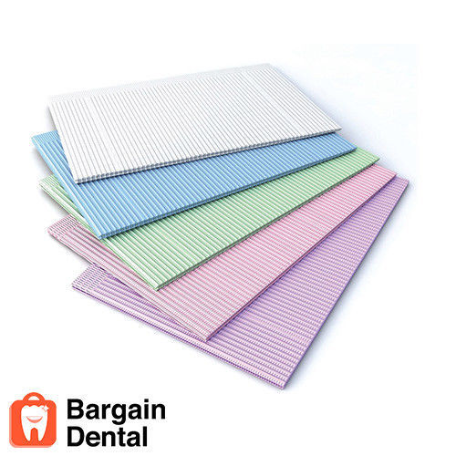 Patient Bibs Dental Medical Tattoo Piercing 13″X18″ 3Pl + 1 Poly 500/case