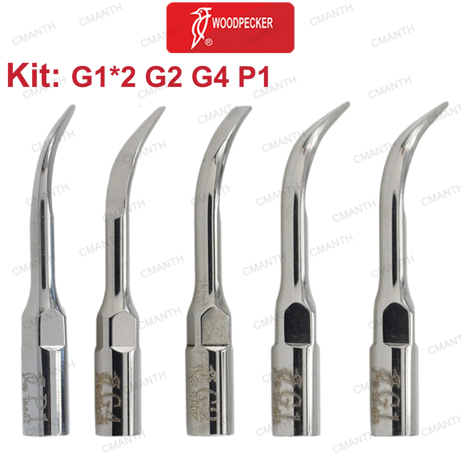 Woodpecker DTE Dental Ultrasonic Scaler Handpiece HW-5L HD-7L Scaler Tips G1 GD1