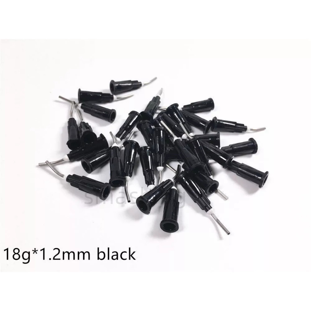 Dental Etch Delivery Tips Flow Resin Pre-Bent Flushing Irrigation Tip