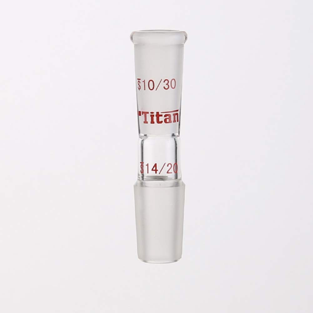 Glass Reducing Connecting Adapter from 10/30 Outer to 14/20 Inner Glass Joint…