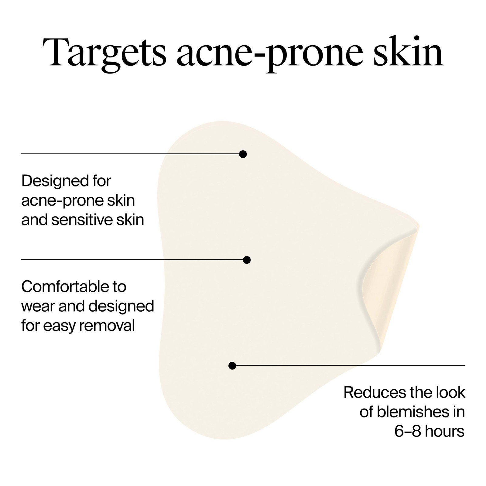 Neutrogena Triangle Acne Patches For Sensitive Skin Small Large Hydrocolloid