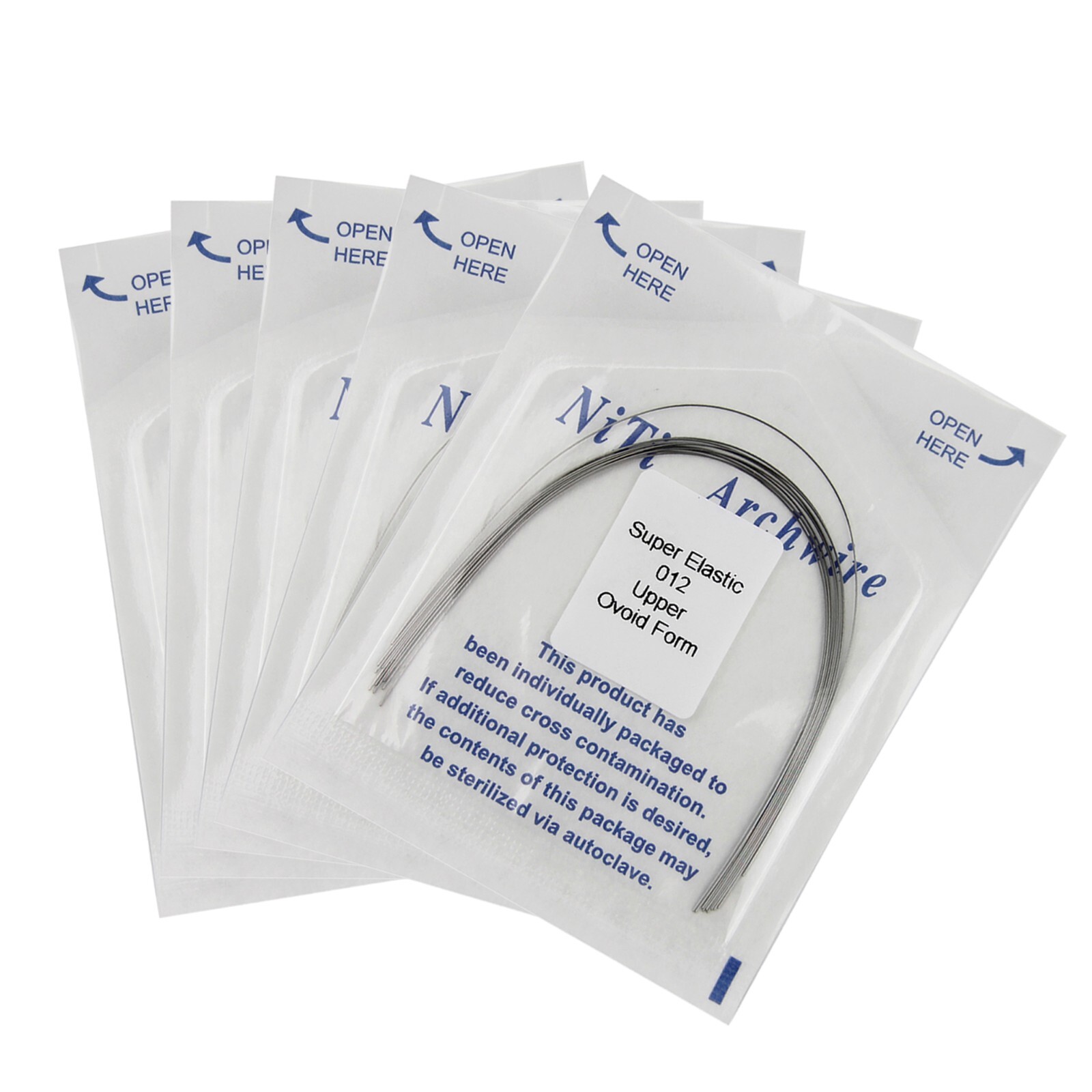 Orthodontic Arch Wire Niti Round Rectangular Ovoid Natural arcos de ortodoncia