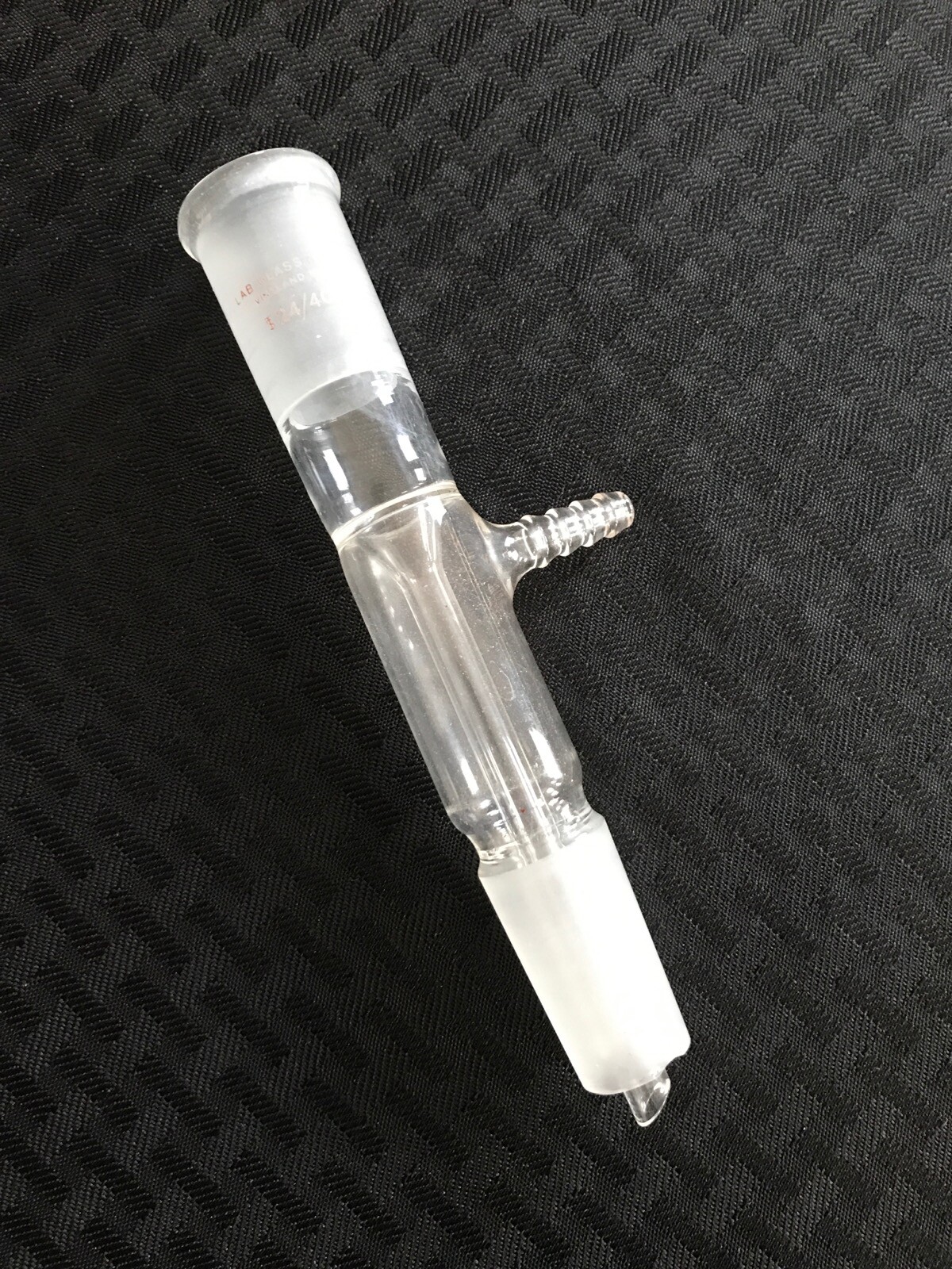 WILMAD LABGLASS 24/40 Glass Vertical Vacuum Take-Off Adapter LG-1840-100 B