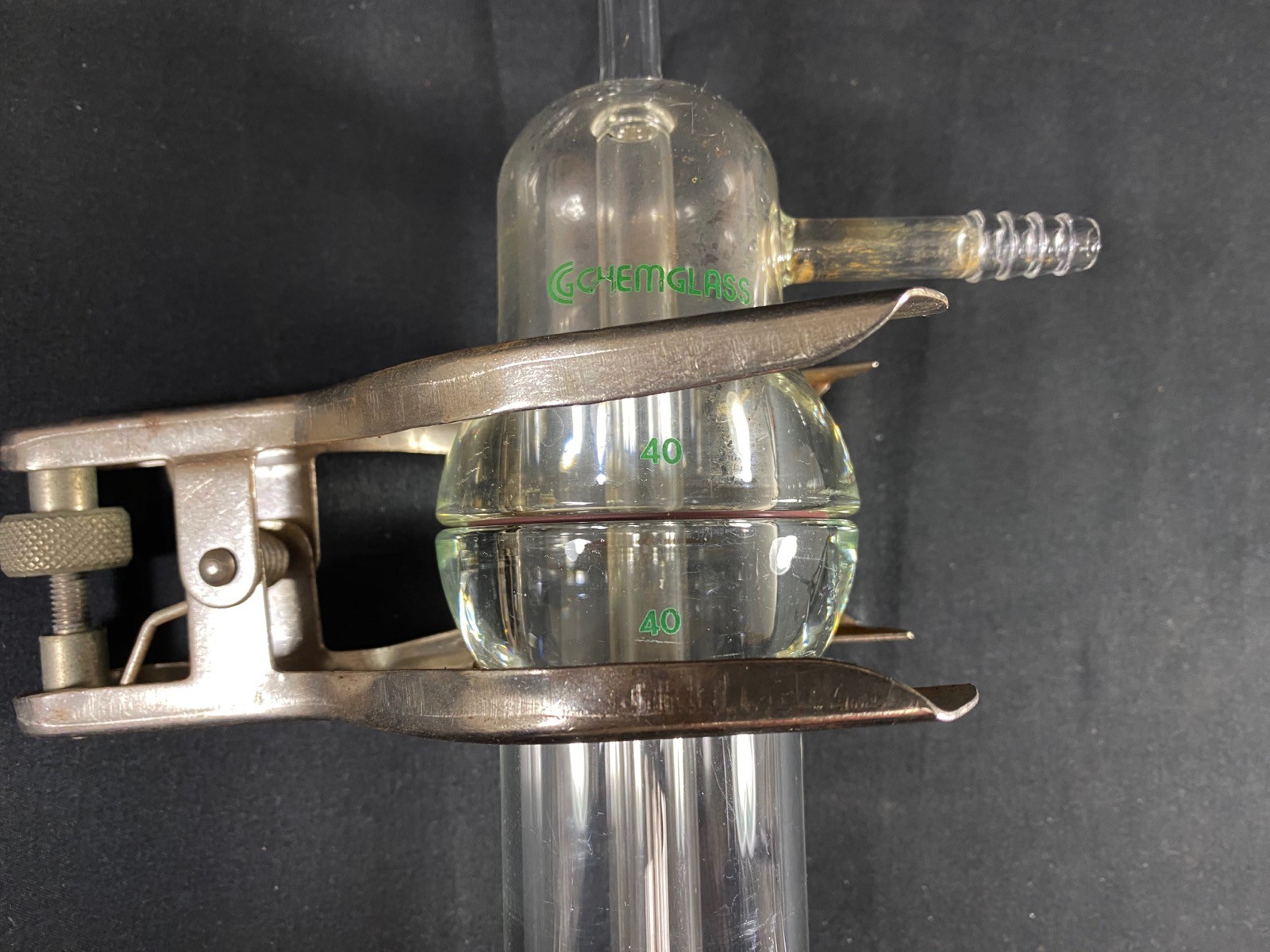 CHEMGLASS 500mL 360x105mm Fit 1900mL Dewar Flask Vacuum Trap Complete CG-4531-01