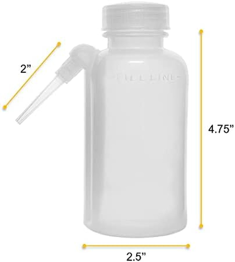 Wash Bottle, 250Ml – Polyethylene – Translucent, Unbreakable – Screw Cap with do