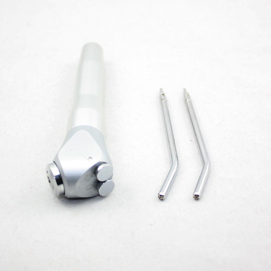 5 Sets Dental Air Water Spray Triple Syringe 3 Way Handpiece 2Nozzles Tips Tubes