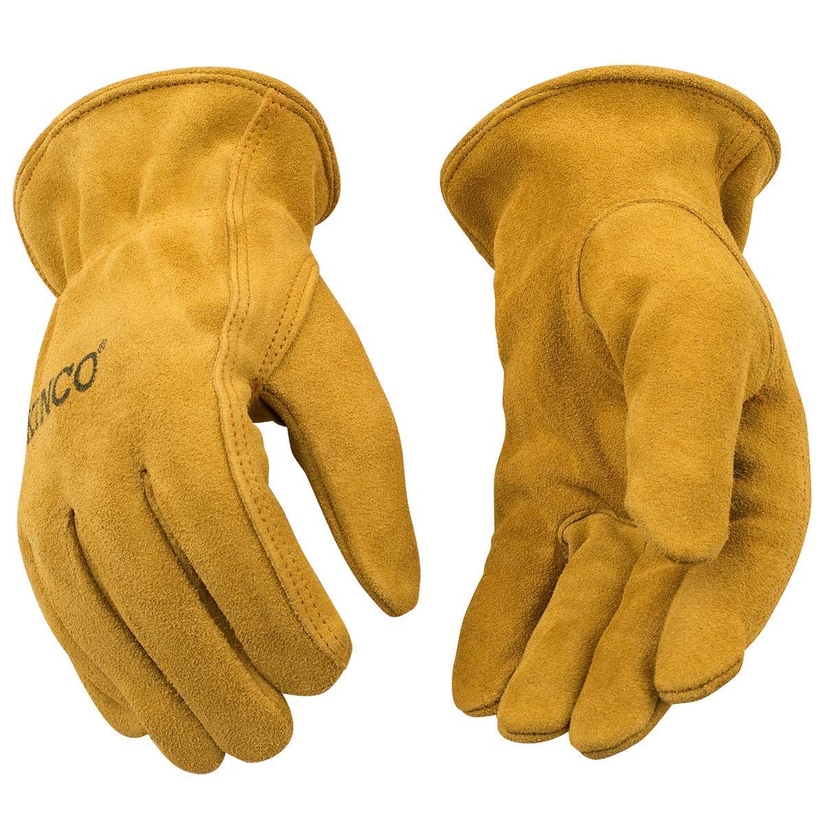 Kinco – Unlined Suede Leather Work Gloves 50