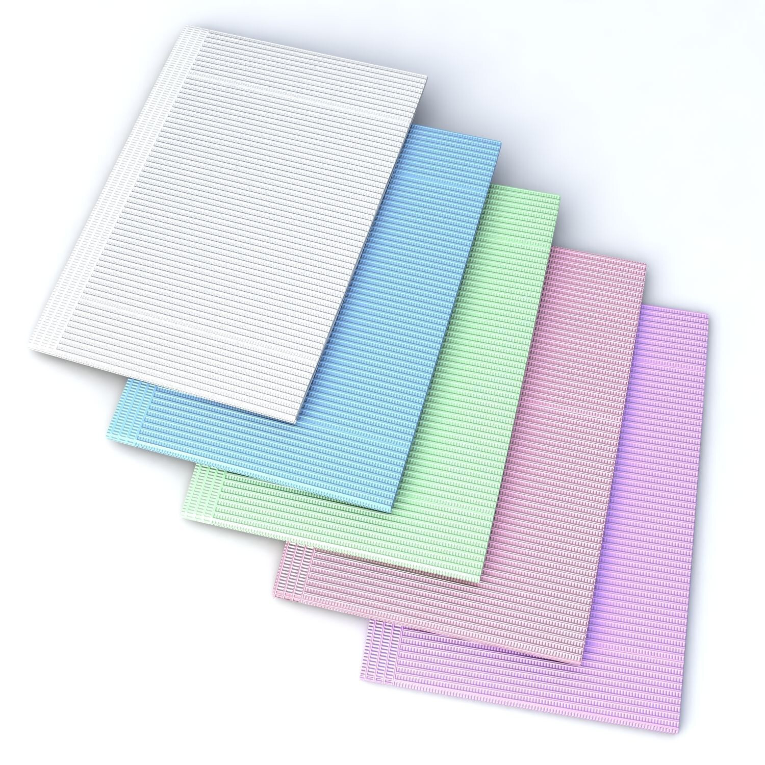 125Pcs Dental Medical Patient Bib Tattoo Towel Disposable Poly Backed Tray Cover