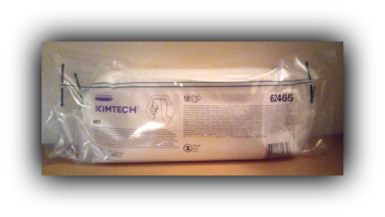 Kimberly Clark Pleated Face Mask 50 Units *SEALED* [KIMTECH M3 62465]
