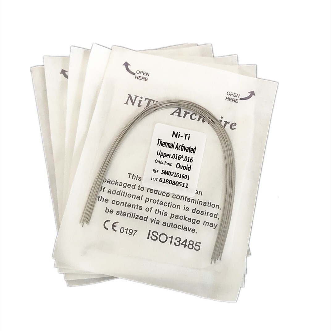 Alambre de Arco Rectangular Niti Activado Térmicamente para Ortodoncia Dental To