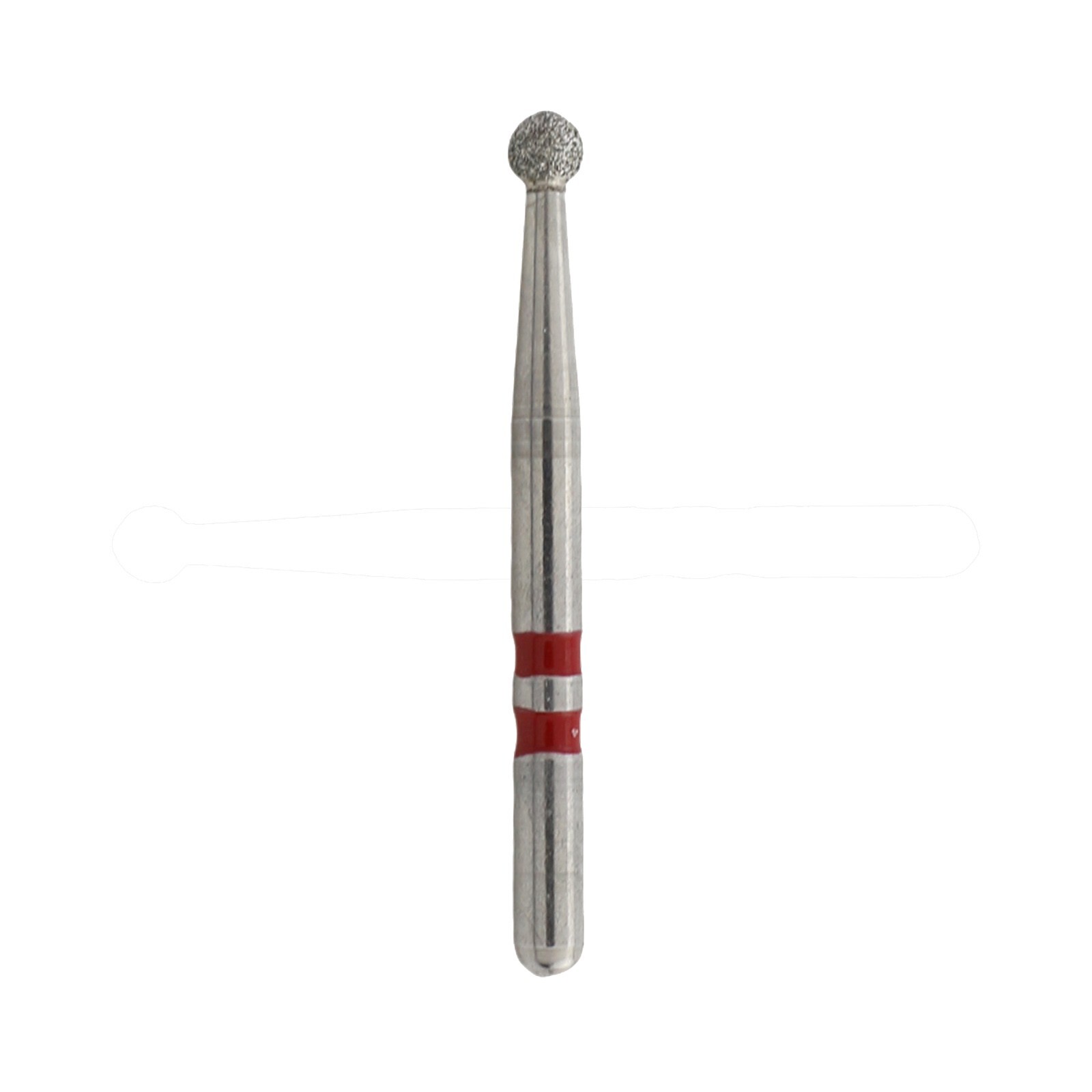 Dental Zirconia Cutting Diamond Burs Ball Round FG Z801 Fine Medium Grit Bur