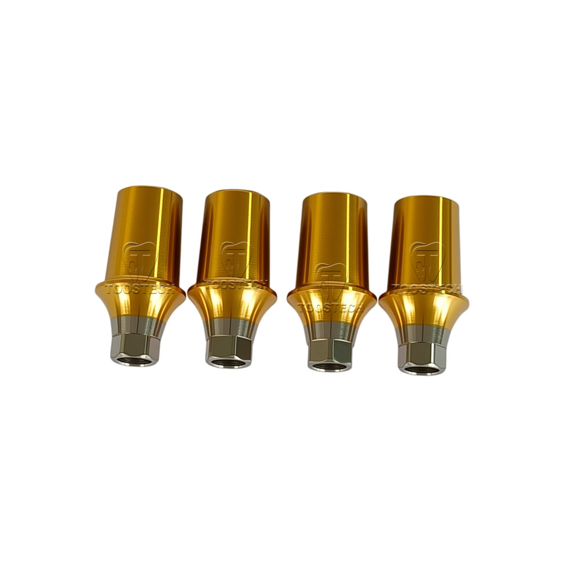 20pcs Titanium straight abutment Ti cemented abutment fits Nobel Biocare RP NP