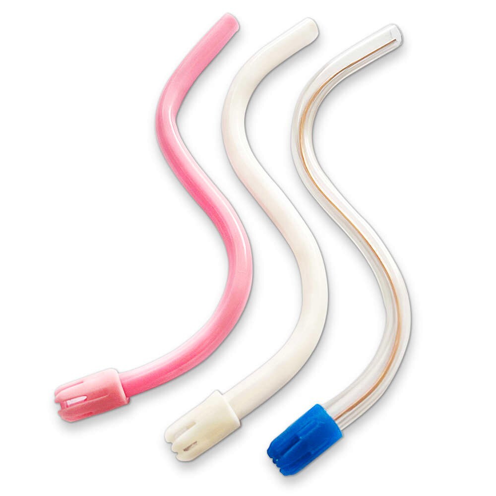 Disposable Saliva Ejectors, White, 100/Pack, 6 Packs, Mark3, 100-2504-6