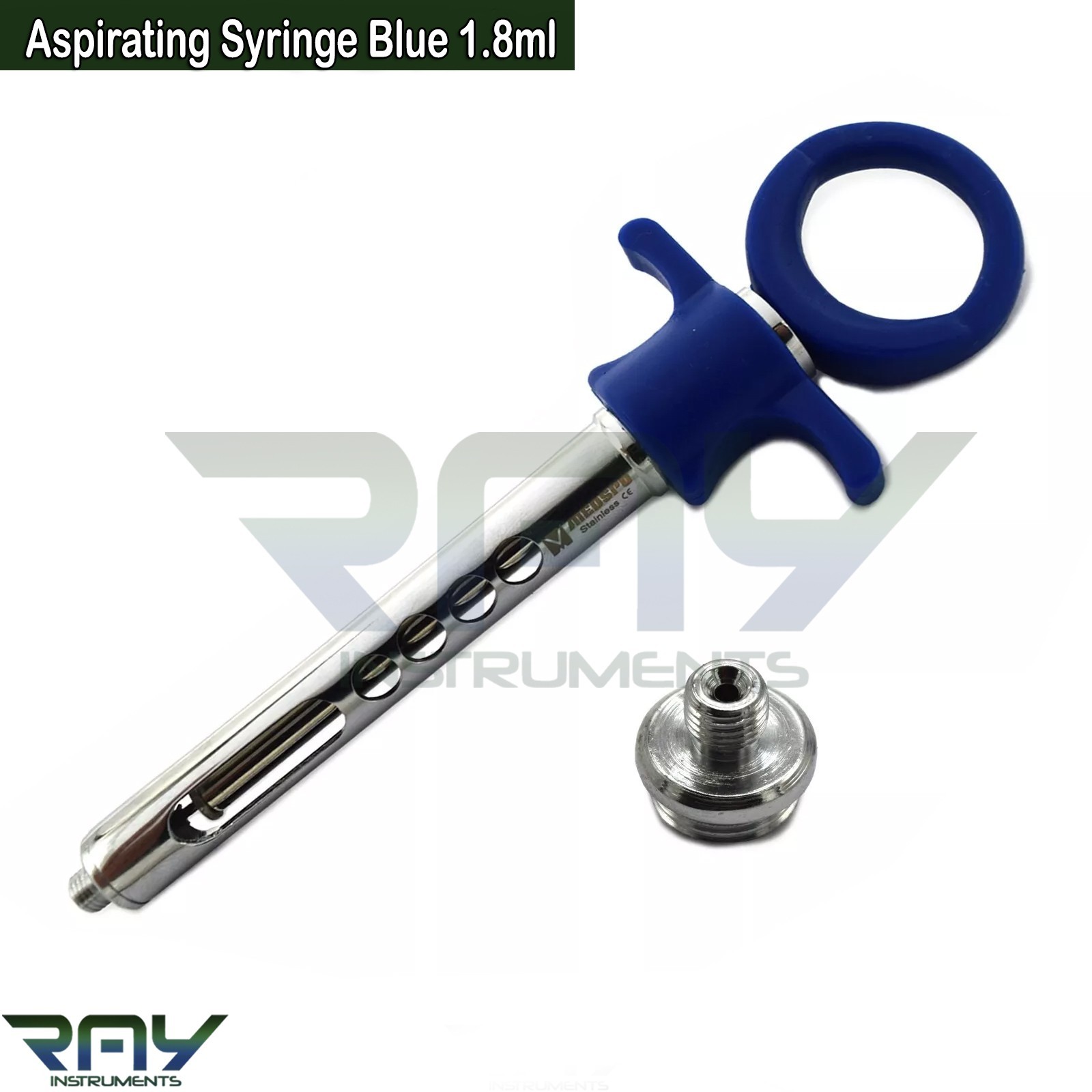 5 Pcs Dental Anesthesia Self-Aspirating Auto Passive Syringe Blue 1.8ml Dentist