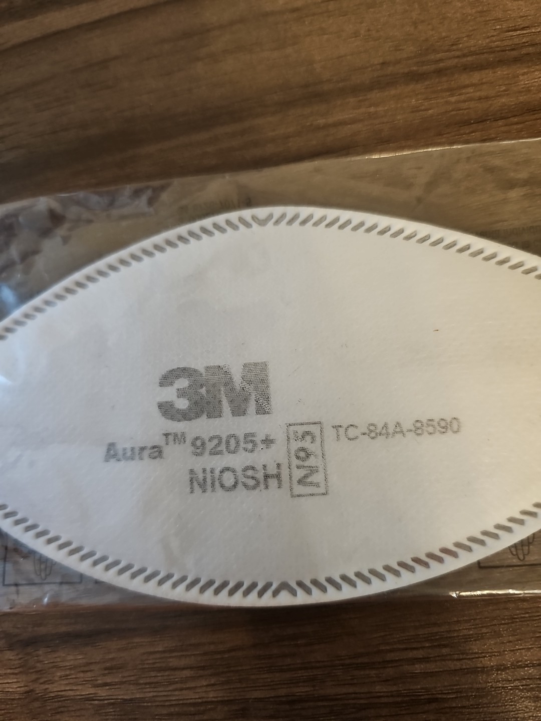 Individually Single Packed 3M Aura 9205+ NIOSH Mask White 4pk