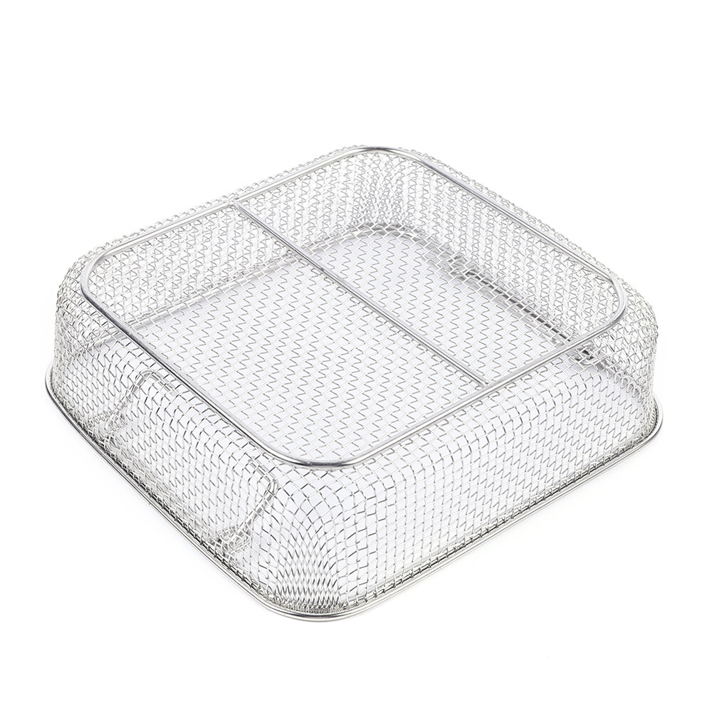 Kitchen Washing Basket Lab & Dental Medical Stainless Steel Sterilization Basket