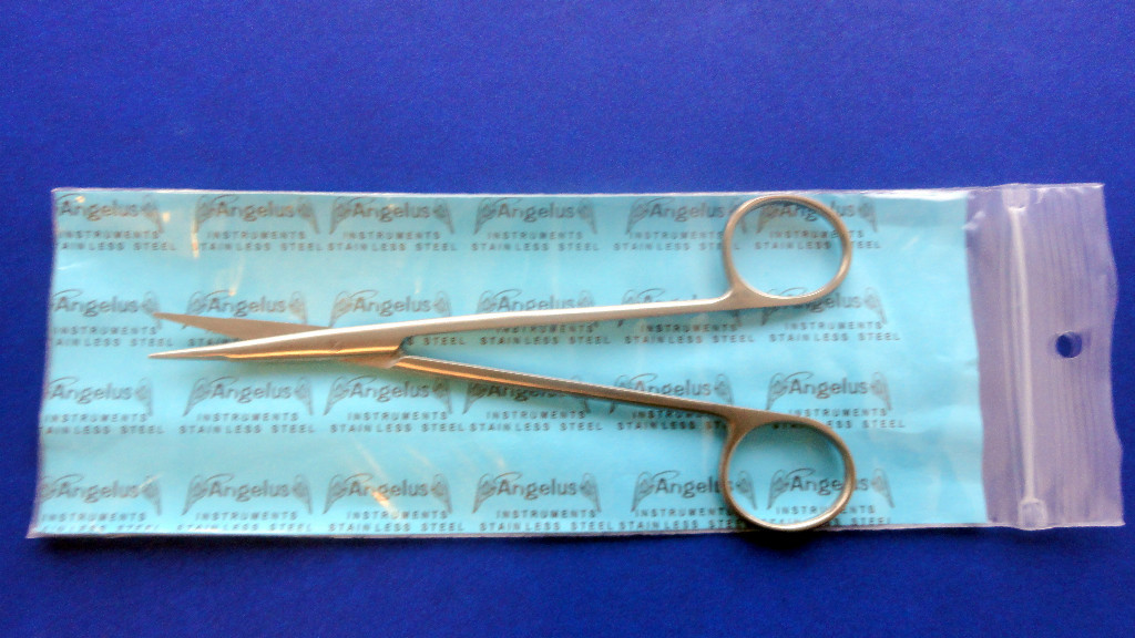 Medical Dental Scissor Goldman fox Curved 6″ / 15 5 Cm ANGELUS