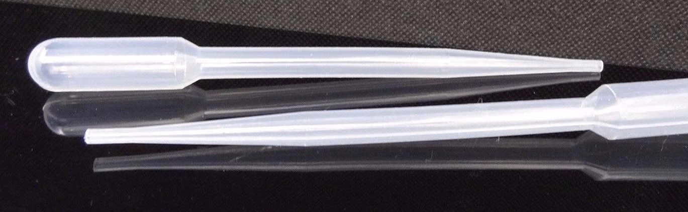 Pack of 50 Cardinal Health Plastic Transfer Pipet 3.5 ml Draw Large Bulb Pipette