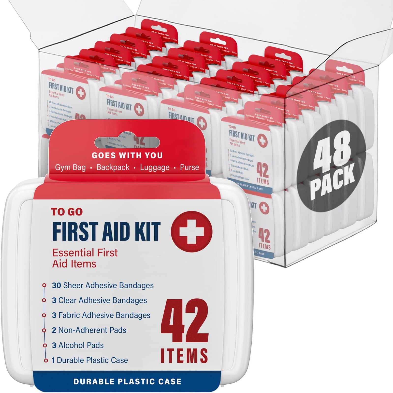 Decorrack 2000 Piece First Aid Kit 48 Individual Boxes Of 42 Items Each First