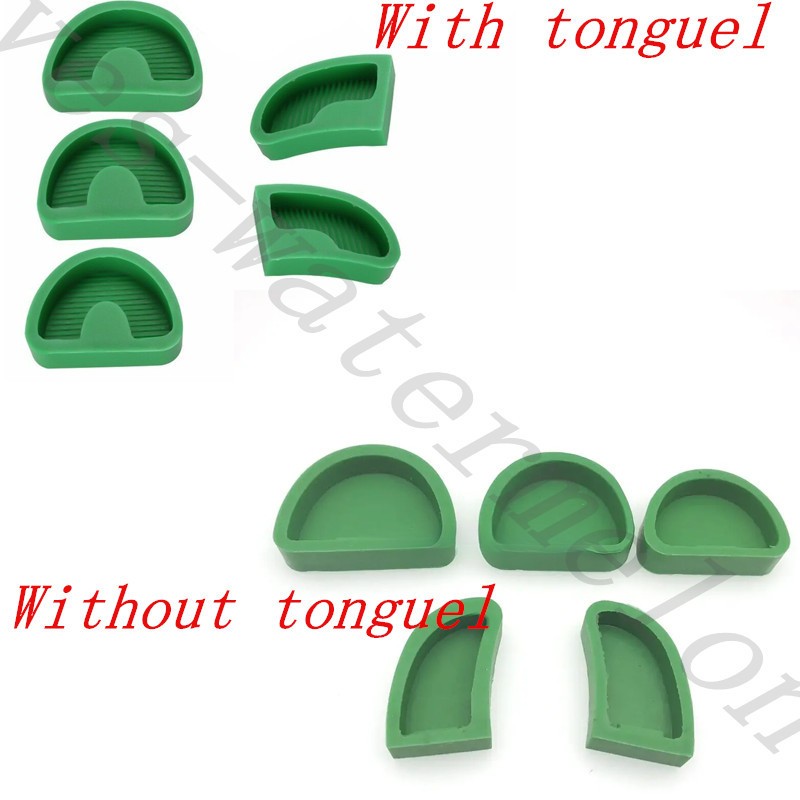 5 Pcs/Set Dental Mold Plaster Former Base Without Tonguel Impression Instrument