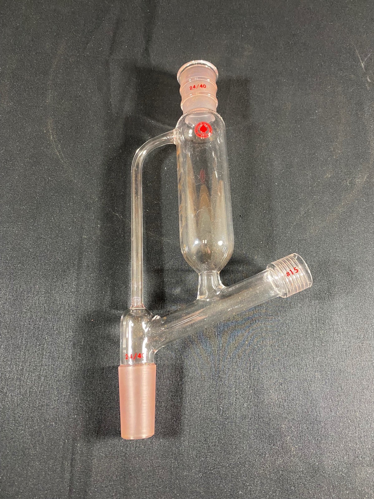 ACE GLASS Glass 100mL 24/40 #15 Powder Dispensing Funnel 7239-30