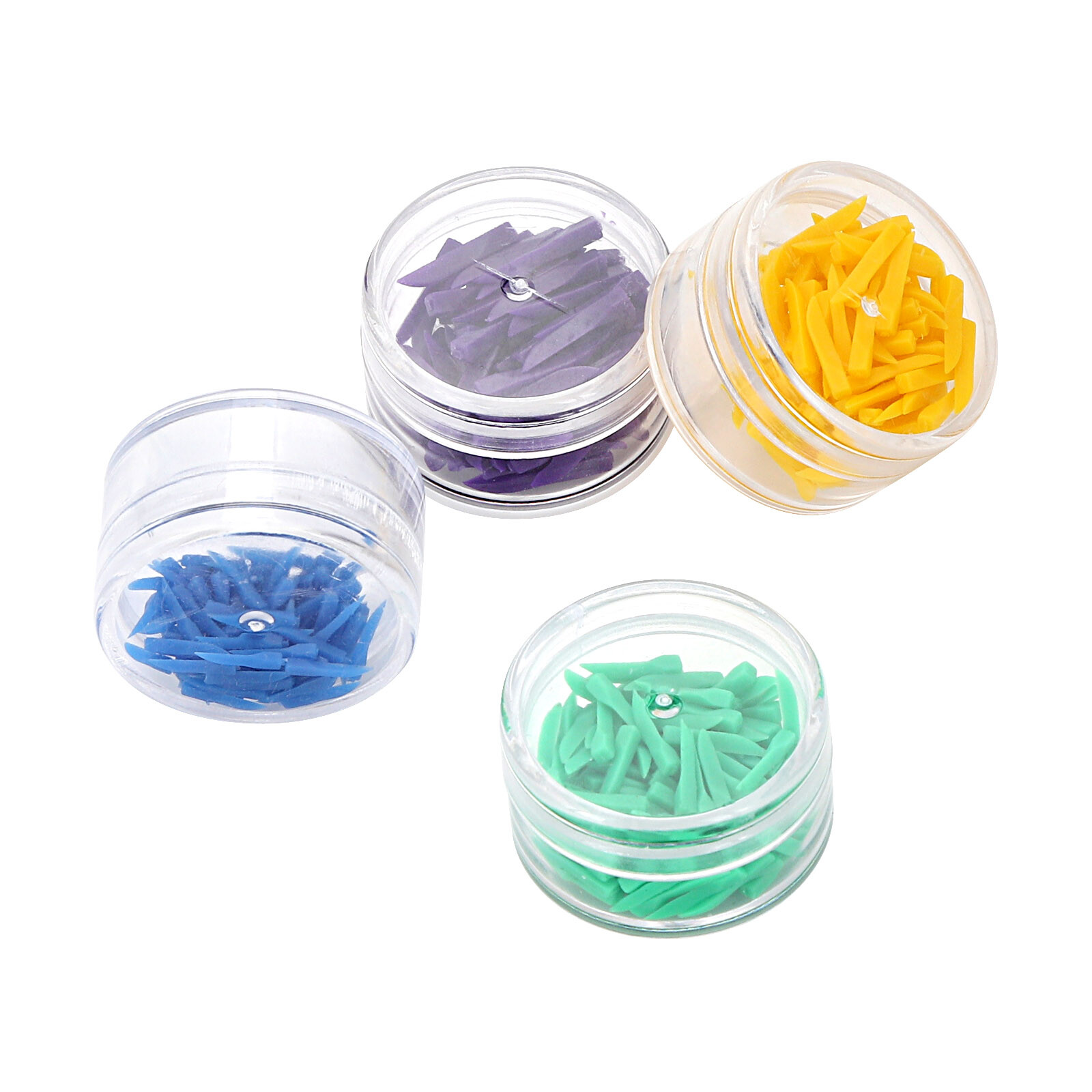 100/400Pc Dental Disposable Plastic Wedges Interdental Composite Wedge S/M/L/XL