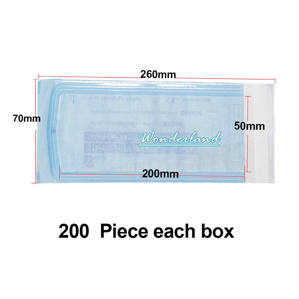 200*Self-sealing Sterilization Pouch Bags Dental Disposable Sterilizer Bag Pouch