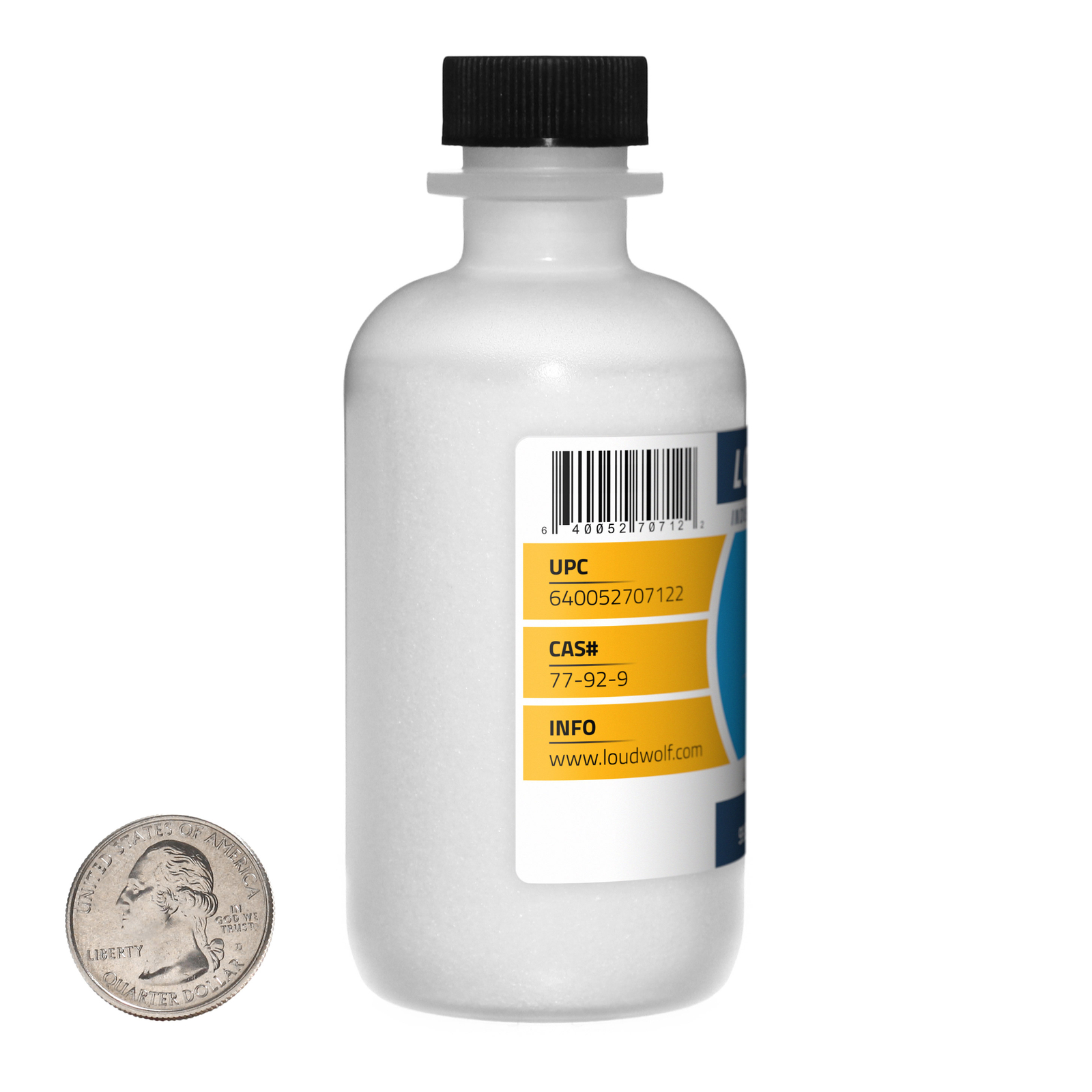 Citric Acid / 2 Pounds / 8 Bottles / 99.8% Pure USP Food Grade / Fine Powder