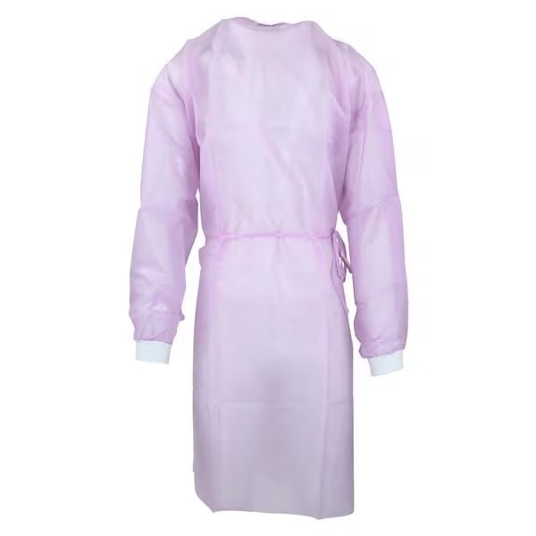 Criterion by Henry Schein Polypropylene Cover Gowns – 10/pack – Pink S/M