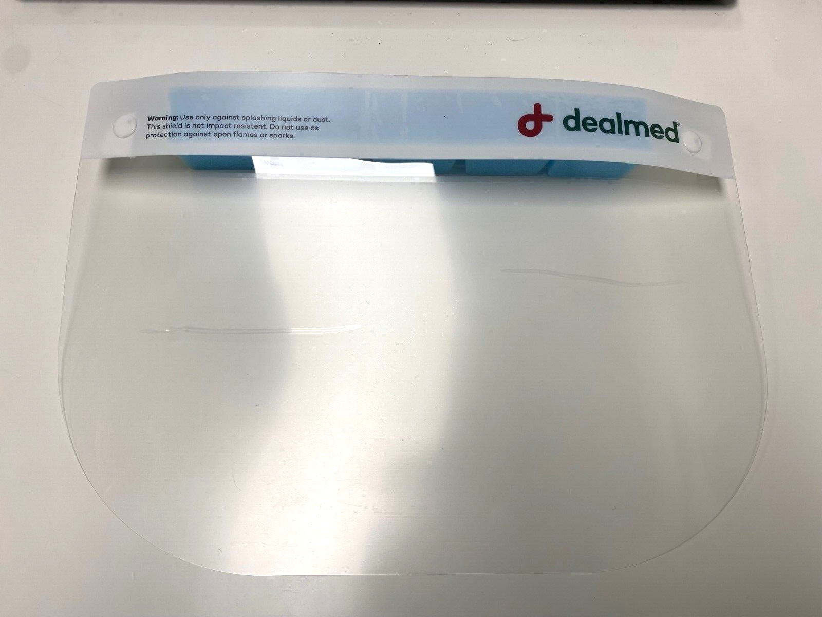 Dealmed Full-Length Face Shield, Lightweight Adult Disposable Face Masks, 30 Cou