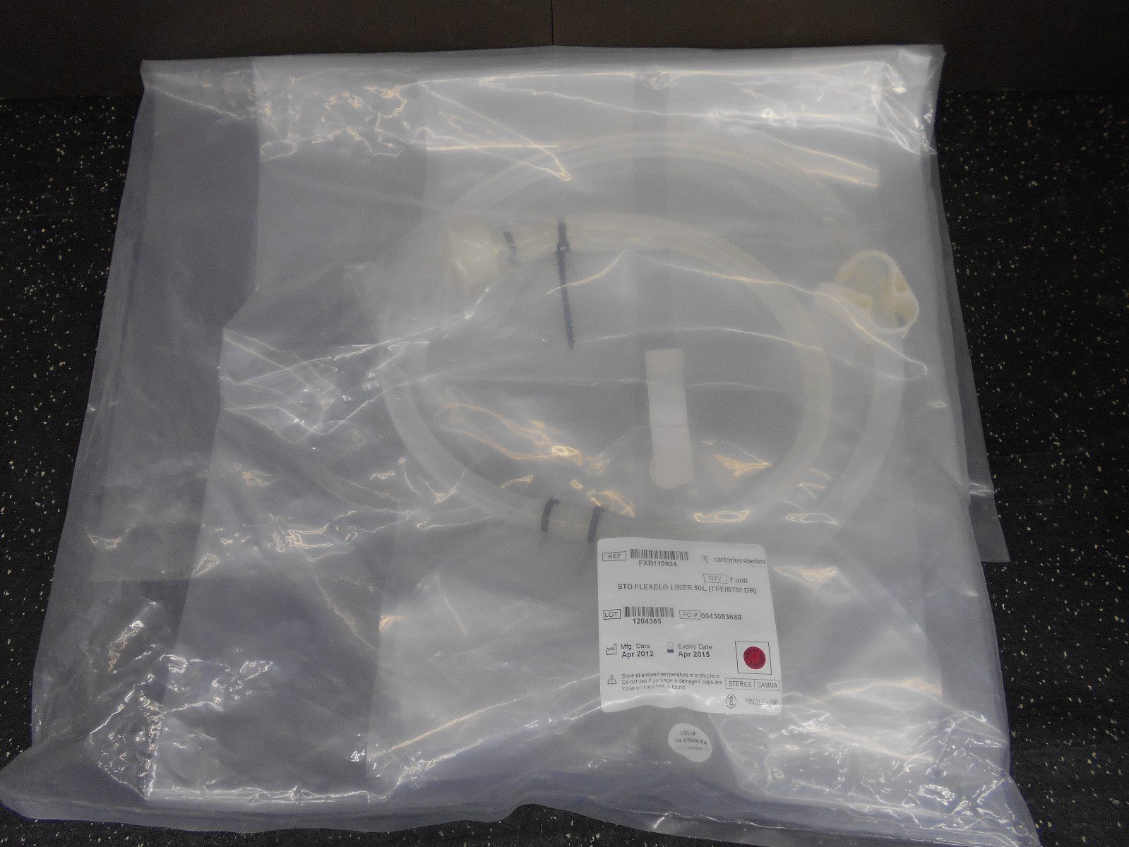 SARTORIUS STEDIM FXB110934 STD FLEXEL LINER 50L (TPE/BTM DR)