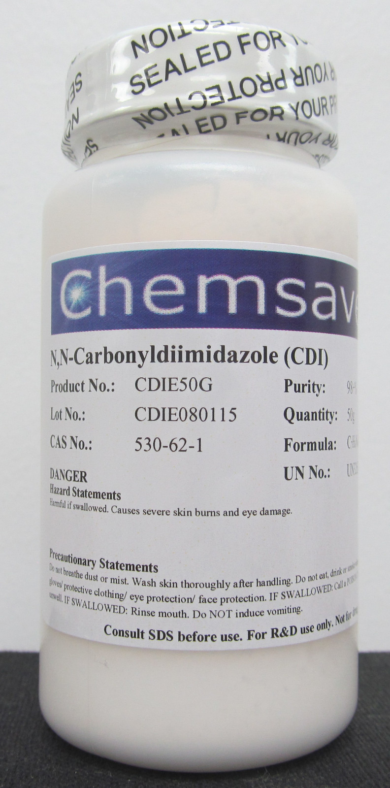 N,N-Carbonyldiimidazole (CDI), 98+%, 50g