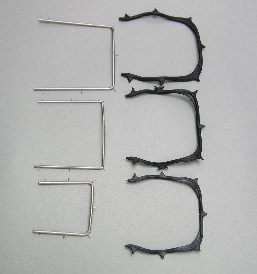3pcs Dental Endodontic Rubber Dam Frames Punch Frame Plastic/Stainless Steel