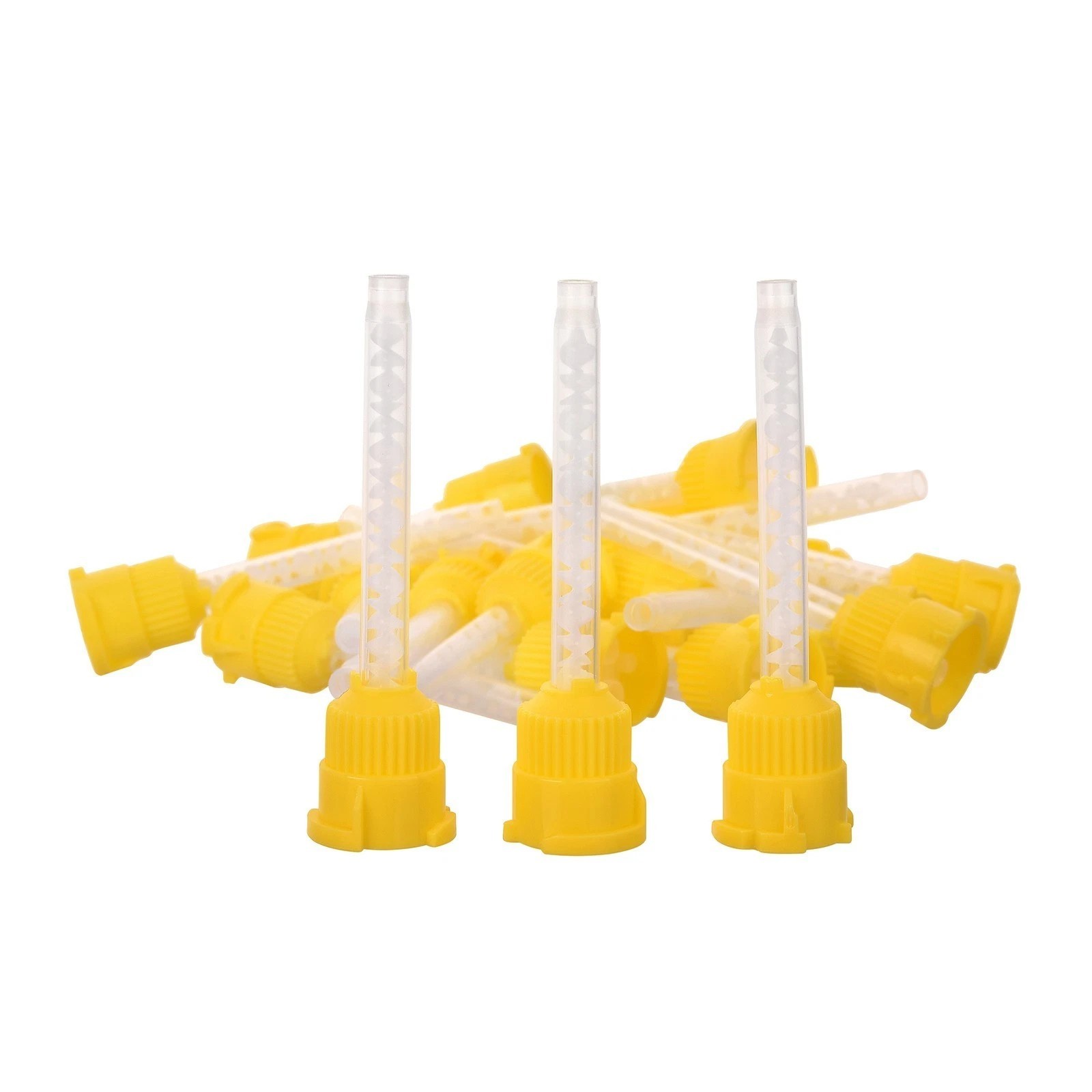 Dental Impression Material Mixing Tips Disposable Mixer Nozzle Mix Head 100PCS