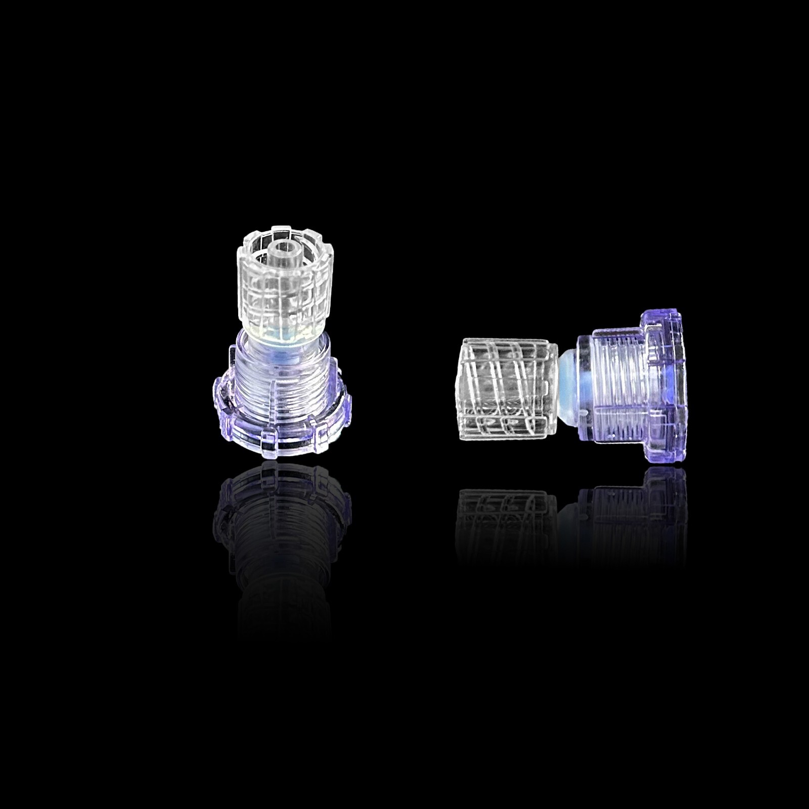 50PCS Luer Lock and Catheter System T-Type Connector, For Medical Laboratory Use