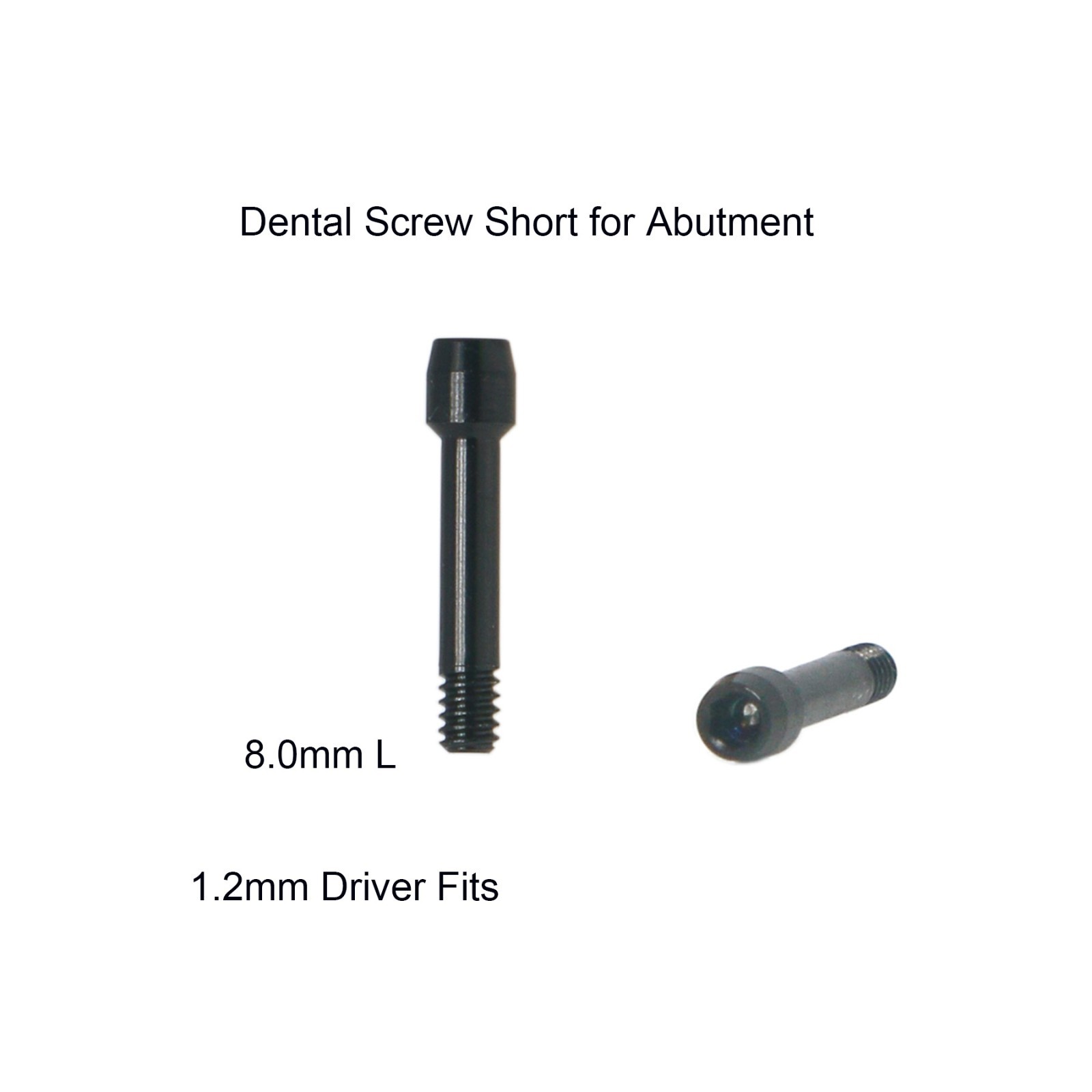 Dental Straight 17° Angulated Abutment W/Screws For DIO UF Regular Hex Platform