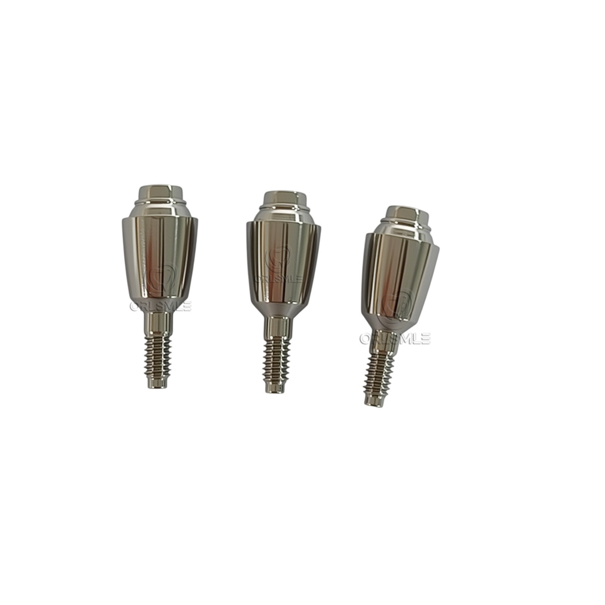 10 pcs Titanium Multi unit Straight abutment fit to MIS Seven platform D4.8