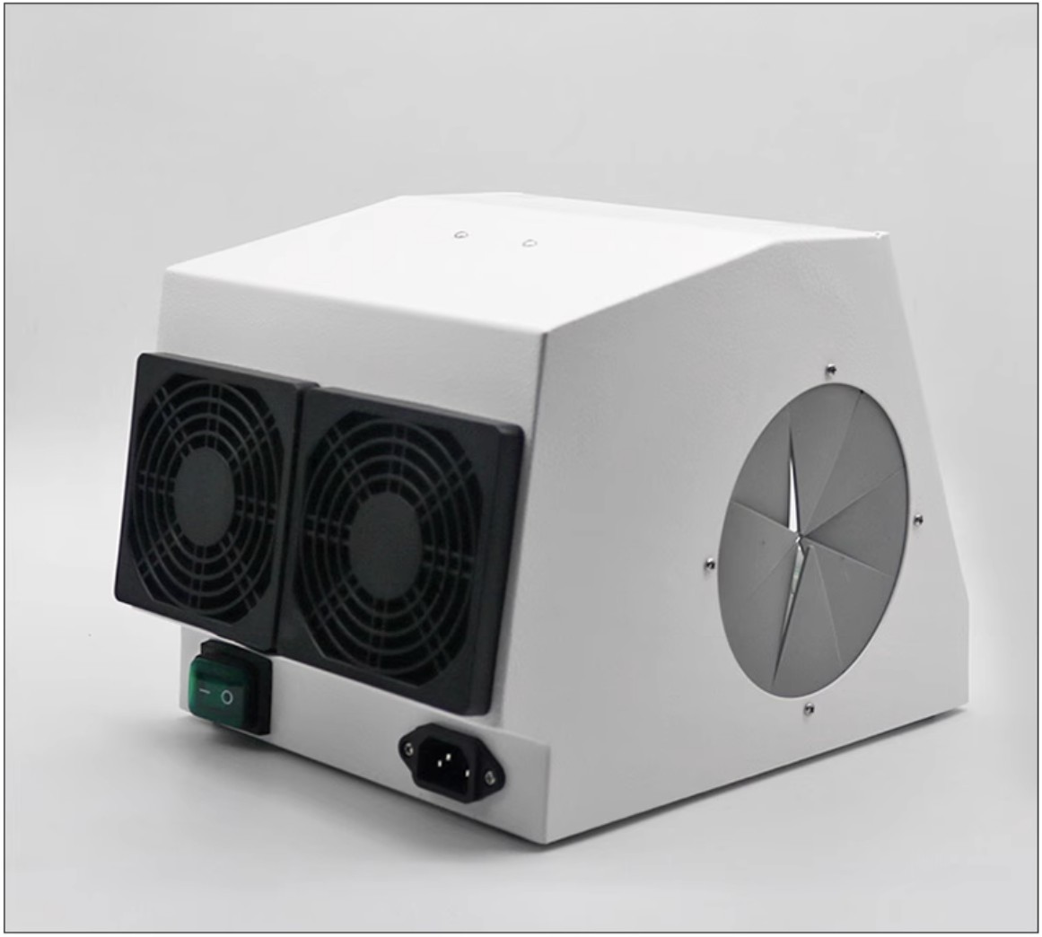 Dental Sandblasting Dust-proof Case LED Grinding Polishing Box Lapping Protector