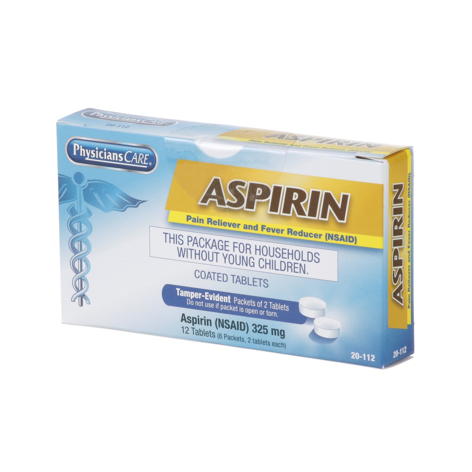 First Aid Only 20112005 Physicianscare Aspirin 6X2/Box
